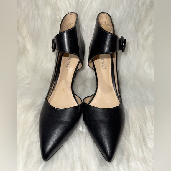 Nine West Black Heels Classic Pointed-Toe Design - Picture 1 of 12